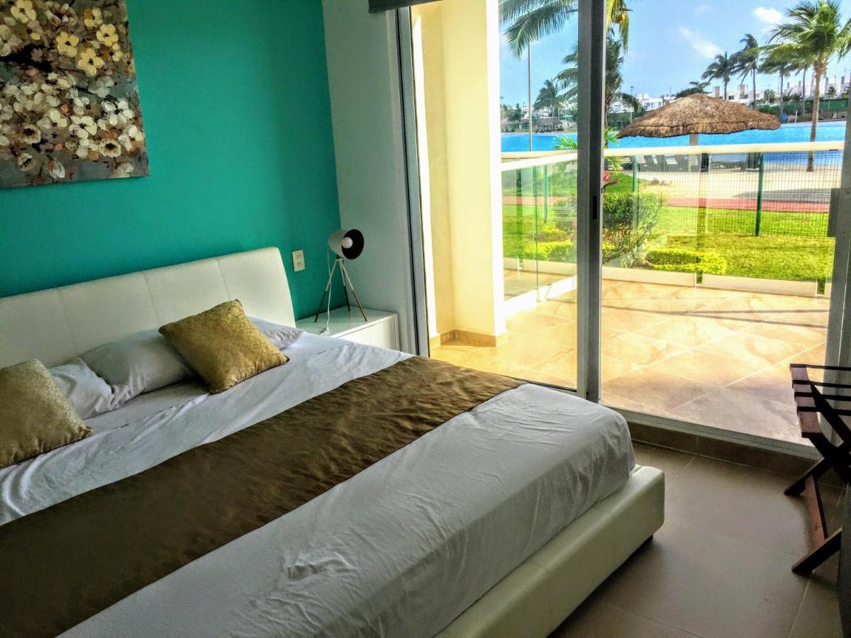 Escape Al Caribe Con Una Vista Impresionante En Pilarita'S Dream Lagoons Cancún Kültér fotó