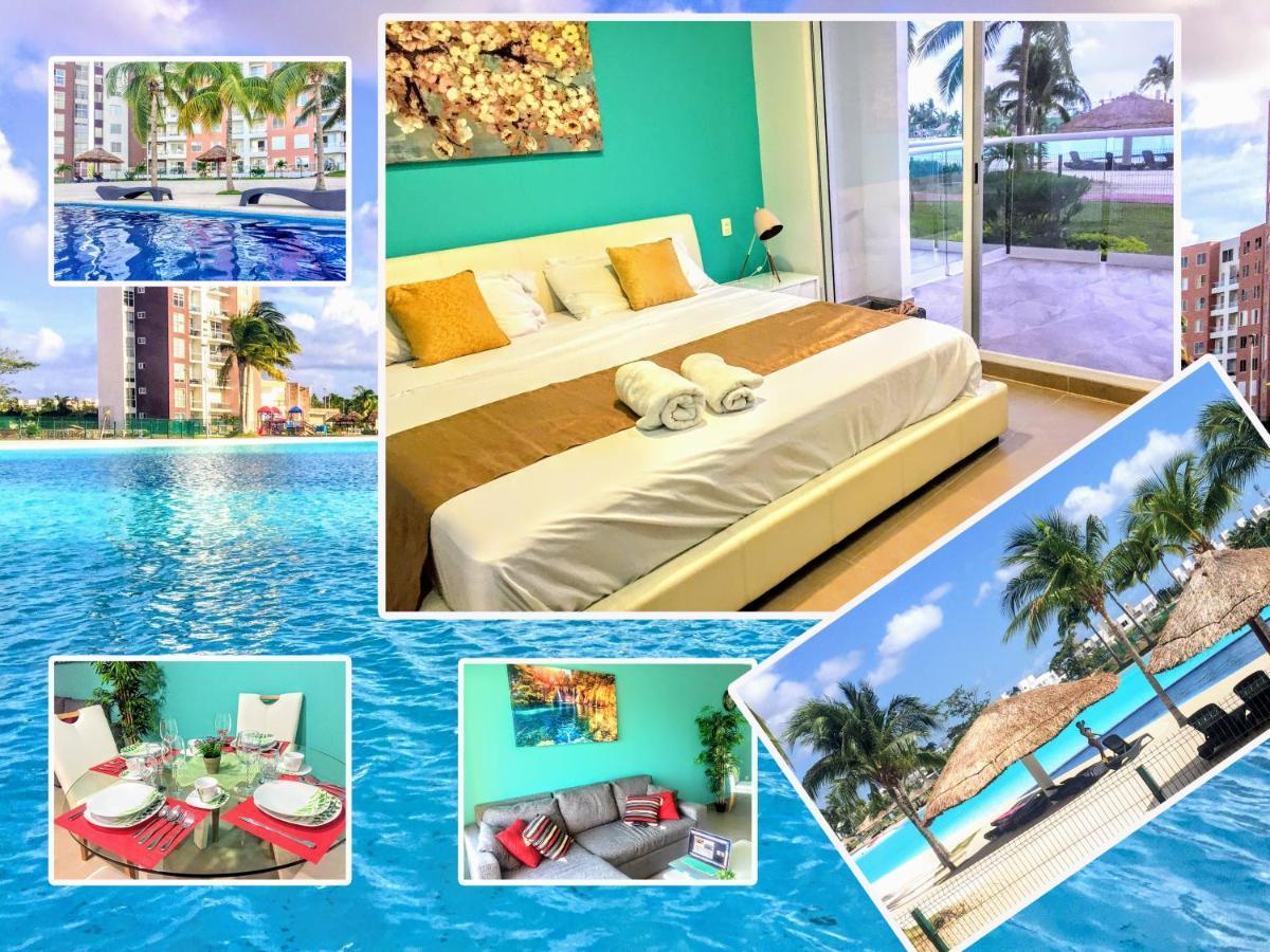 Escape Al Caribe Con Una Vista Impresionante En Pilarita'S Dream Lagoons Cancún Kültér fotó